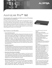 Aastra AastraLink Pro 160 AastraLink Pro 160 Datasheet
