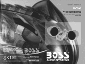 Boss Audio MC500 User Manual in English
