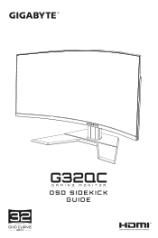 Gigabyte G32QC OSD Sidekick User Guide