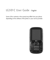 LG LG501C User Guide
