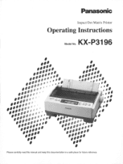 Panasonic KX-P3196 Dot Matrix Printer