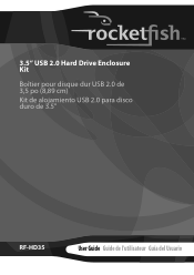 Rocketfish RF-HD35 User Manual (English)