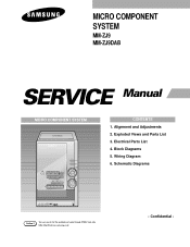 Samsung MM-ZJ9 Service Manual