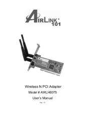 Airlink AWLH6075 User Manual