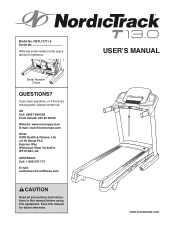 NordicTrack T 13.0 Treadmill Uk Manual