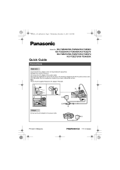Panasonic KX-TG465CSK Quick Guide