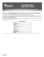 Whirlpool WFE115LXQ Owners Manual