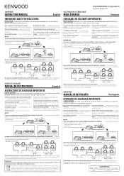Kenwood XR-W1202 Safety Guide