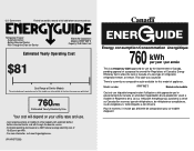 KitchenAid KRFF707ESS Energy Guide