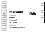 Marantz CD5005 Getting Started in English