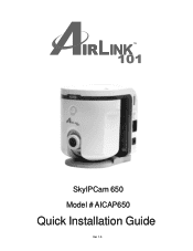 Airlink AICAP650 Quick Installation Guide