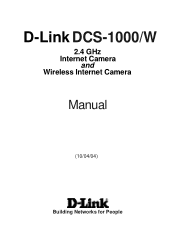 D-Link DCS-1000 Product Manual