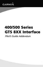 Garmin GTS 800 Pilots Guide