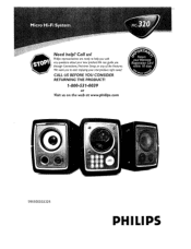 Philips MC-320 User manual