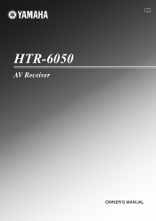 Yamaha HTR-6050 Owner's Manual