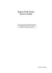 Acer Aspire 5336 Service Guide