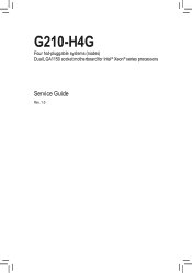 Gigabyte G210-H4G Manual