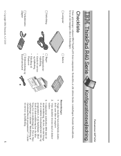 Lenovo ThinkPad R40 Danish - Setup Guide for ThinkPad R40