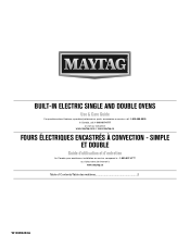 Maytag MEW7630DS Use & Care Guide
