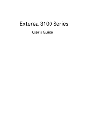 Acer Extensa 3100 User Manual