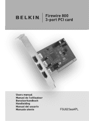 Belkin F5U623-APL User Manual