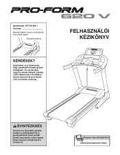 ProForm 620 V Treadmill Hungarian Manual
