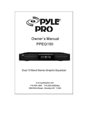 Pyle PPEQ150 PPEQ150 Manual 1