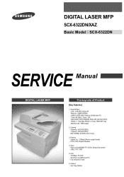 Samsung SCX 6322DN Service Manual