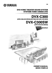 Yamaha DVX-C300 Owners Manual
