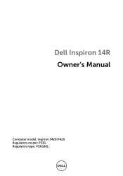 Dell Inspiron 14R SE 7420 Owners Manual