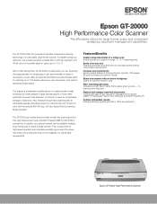 Epson GT-20000 Product Brochure