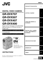 JVC GR-DVX507A Instruction Manual