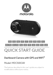 Motorola MDC500GW Quick Start Guide