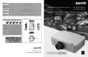 Sanyo PLC-XM100/L Brochure PLC-XM150/L & XM100/L