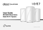 TP-Link Deco BE16000 Deco BE16000US V1.6 User Guide