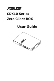 Asus CDX10 Series User Guide