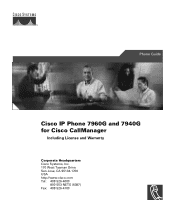 Cisco 7940G Phone Guide