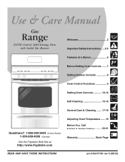 Frigidaire GLGF376DQ Use and Care Manual