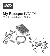 Western Digital My Passport AV-TV Quick Installation Guide