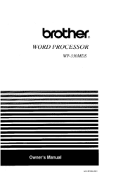 Brother International WP330MDS Users Manual - English