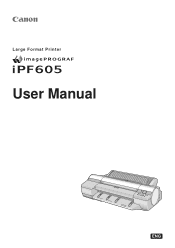 Canon iPF605 iPF605 User Manual