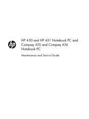 Compaq 436 Maintenance and Service Guide