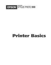 Epson C11C501061 Printer Basics