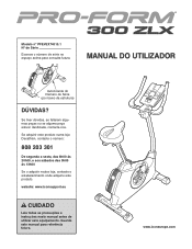 ProForm 300 Zlx Bike Portuguese Manual