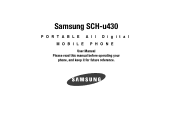 Samsung SCH-U650 User Manual (user Manual) (ver.f5) (English)