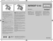Stihl AutoCut C 4-2 Instruction Manual
