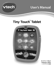 Vtech Tiny Touch Tablet User Manual