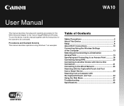 Canon imageFORMULA DR-M260 WA10 User Manual
