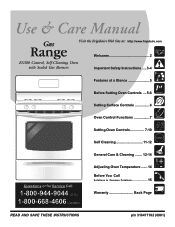 Frigidaire FGF368GM Complete Owner's Guide (English)
