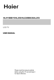 Haier 20AL25S User Manual